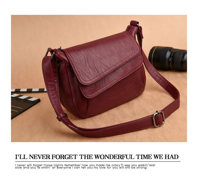 Luxury Designer Handbag High Quality Soft Leather Purses And Handbags Casual Shoulder Messenger Bags for Women 2024 New Sac