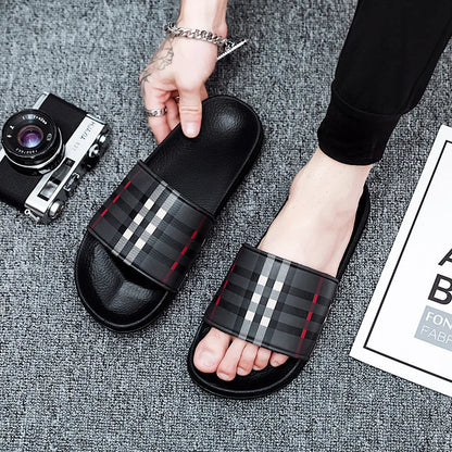 Beach Sandals Stylish Casual Men's Shoes Light Outdoor Breathable Wading Slippers Bathroom Family Men Chaussures Homme Luxe