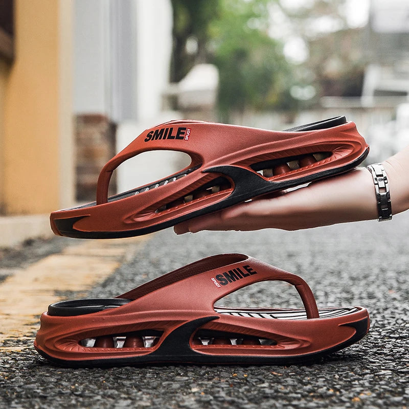 Summer Men's Slippers EVA Flip Flops Indoor Outdoor Comfortable Soft Slides Casual Shoes Men Beach Sandals Male House Slippers