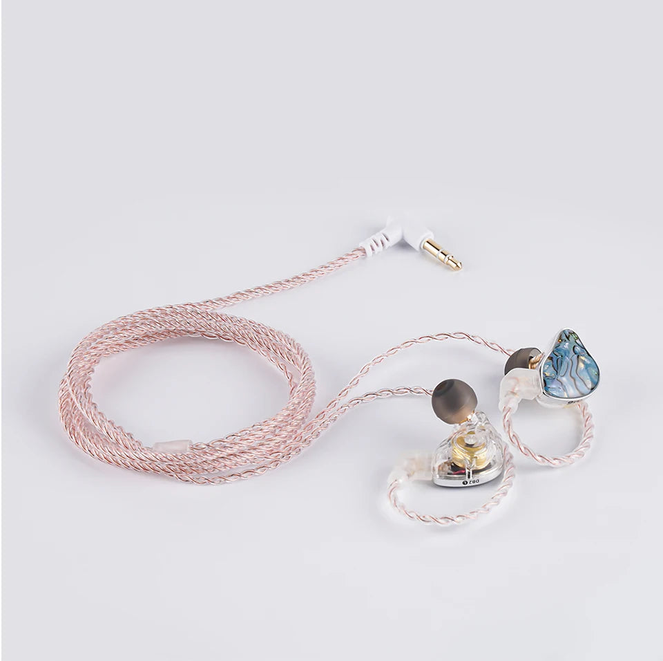 NICEHCK DB2 Wired Earbud IEM 1DD+1BA Hybrid Dual Driver HiFi Earphone With 0.78 2Pin Interface Warm Vocal Music In Ear Monitor