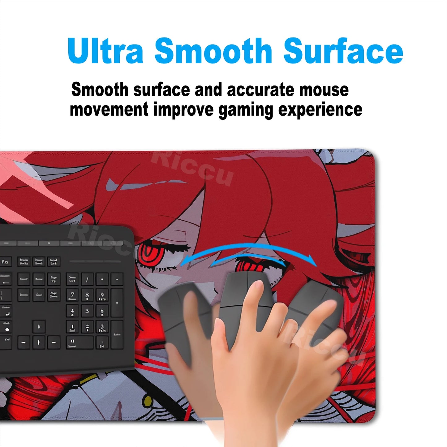 Cute Anime Girl K-Kasane Teto Mousepad Large Gaming Mouse Pad LockEdge Computer Keyboard Desk Mat PC Cabinet Tablepad XXL Mats