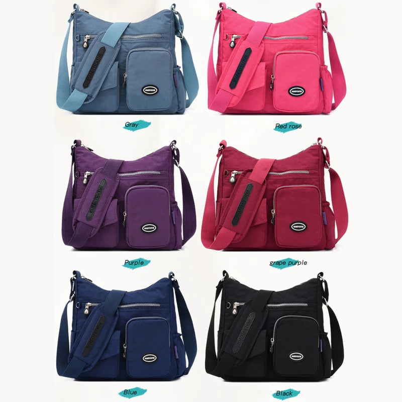 Luxury Handbags Women Bags Designer Waterproof Nylon Cloth Crossbody Bags For Women 2023 Large Capacity Lady Shoulder Bag Tote