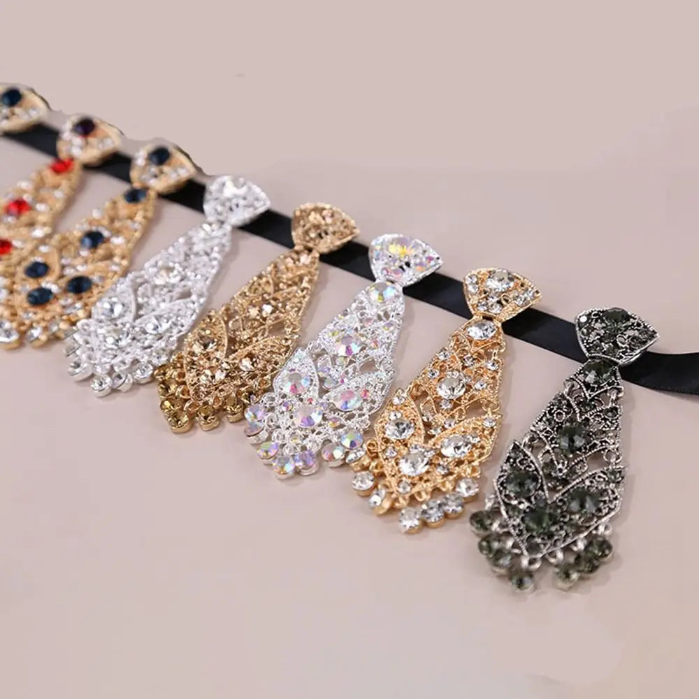 Adjustable Wedding Tie Diamond Suit Accessories Unisex Men Ties Women Necktie Formal Business Ties Metal Rhinestone Necktie