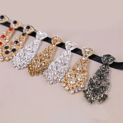 Adjustable Wedding Tie Diamond Suit Accessories Unisex Men Ties Women Necktie Formal Business Ties Metal Rhinestone Necktie