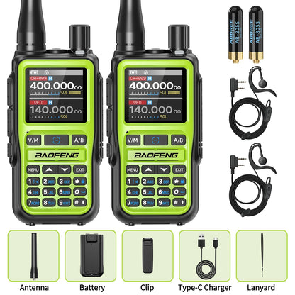 BAOFENG UV-5R Mini Walkie Talkie Multi Band｜Bluetooth Programming Wireless Copy Frequency｜999CH Portable Long Range Ham Radio