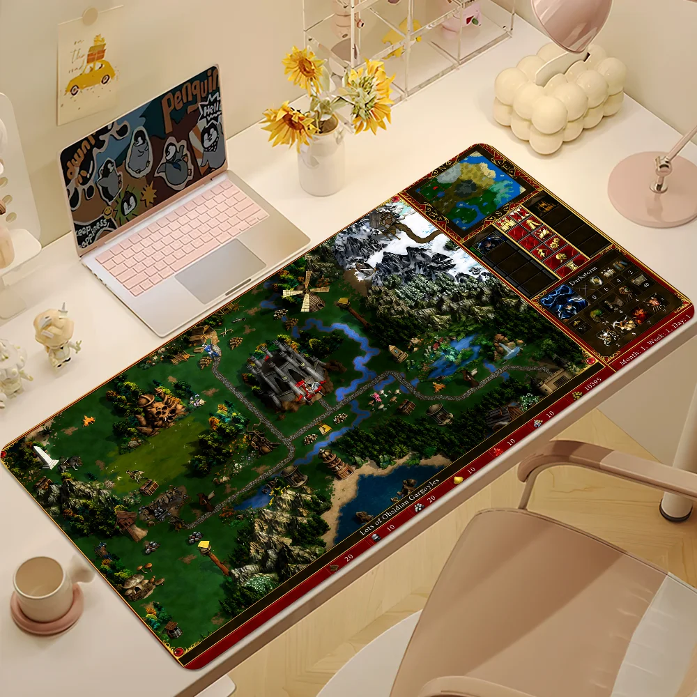 H-Heroes of M-Might and Magic 3 Mouse Pad Non-slip Thickened MousePad Large Writing Lockedge Office Student Gaming Cushion