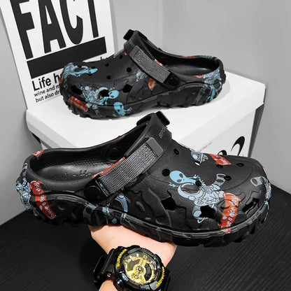 Plus Size 48 49 Men's Summer Clogs Sandals Eva Slippers Men Fashion New Flat Sandals Men Women Leisure Slides Men Casual Shoes