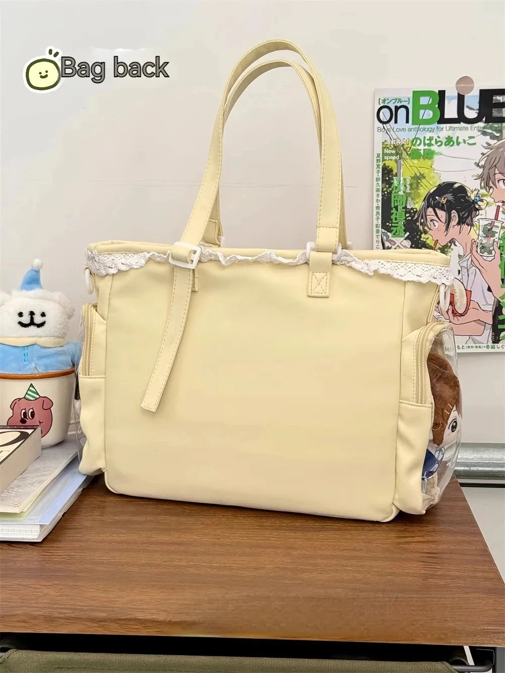 Ballet Girl Large Appetite Itabag Japanese Two-Dimension Single Shoulder Crossbody Bag Gift For Friends Women'S Handbag