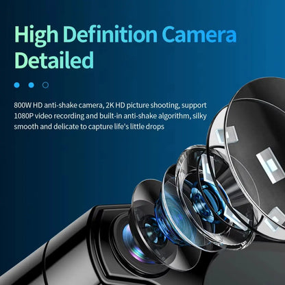 Smart Glasses CY01 8MP Camera 32GB Memory Bluetooth Calls ChatGPT DeepSeek Apps Voice Wake Music Player