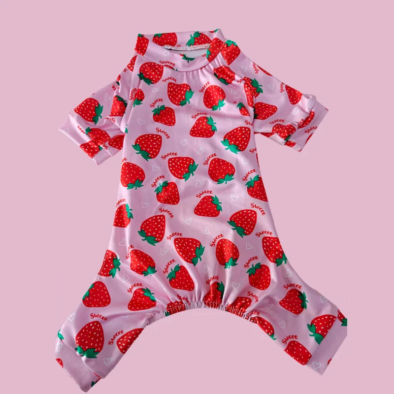 Warm Winter Pajamas Jumpsuit for Dogs - Four Legs Winter Onesie for Medium to Large Dogs Puppy Comfortable Dog Clothes