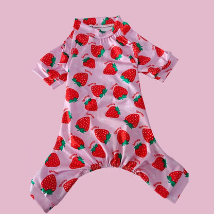 Warm Winter Pajamas Jumpsuit for Dogs - Four Legs Winter Onesie for Medium to Large Dogs Puppy Comfortable Dog Clothes