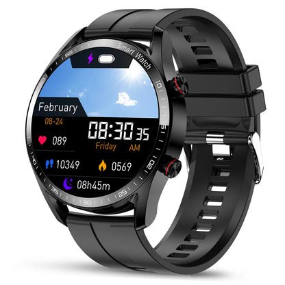 2025 New Business Smart Watch Men Bluetooth Call 1.53-inch AMOLED HD Display Multi-Sport Modes Heart Rate Monitor Smartwatch Man