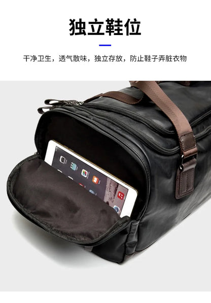 Tilorraine 2025 new men's travel bag, handbag, shoulder large capacity bag can hold shoes
