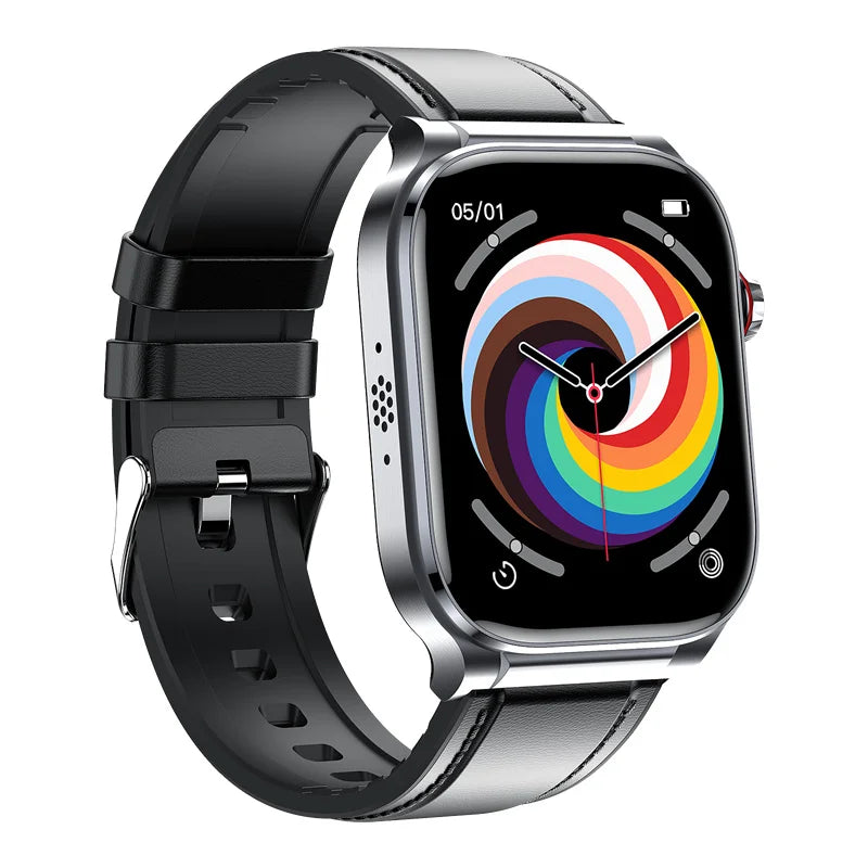 AMOLED Smart Watch ET588 Bluetooth Calling Sports Fitness Tracker Wristwatch ECG Health Monitoring SOS Men Women Smartwatch