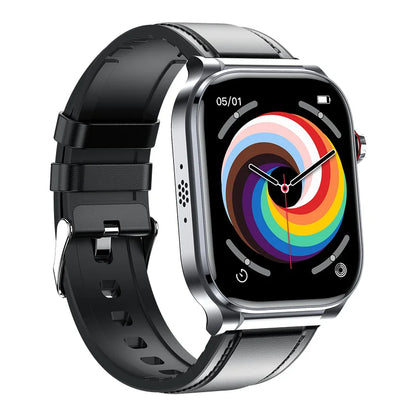 AMOLED Smart Watch ET588 Bluetooth Calling Sports Fitness Tracker Wristwatch ECG Health Monitoring SOS Men Women Smartwatch