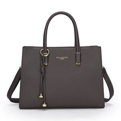 Genuine Brand Top Quality Leather Handbag Women's Tote Messenger Sac Designer Large Capacity 3 Levels Shoulder Crossbody Bags