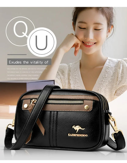 Genuine  3 Layers Luxury Designer Purses and Handbags Women Bag High Quality Leather Shoulder Sac  Bags for Women 2024Sac A Main