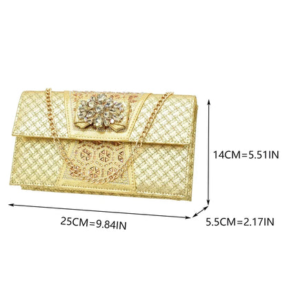 New Arrival African Shoes and Bags Sets Decorated with Rhinestone Women Shoe Size 43 Shoes for Women 2025 Designer Luxury