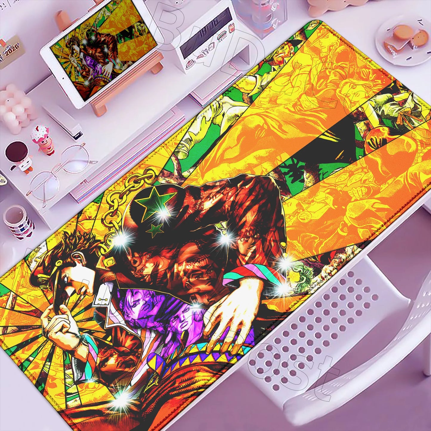 HD J-Jojo B-Bizarre A-Adventure Mouse Pad Gaming 900×400mm Mousepad Xxl Mouse Mat Offices Accessories Keyboard Pad Computer Desk