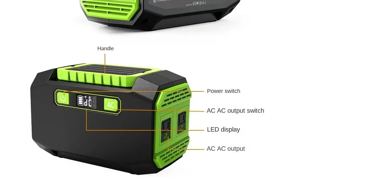 145Wh/173Wh 200W Portable Power Station 220V/110V Solar Generator Outdoor Emergency Mobile Power Bank For Camping Power LED