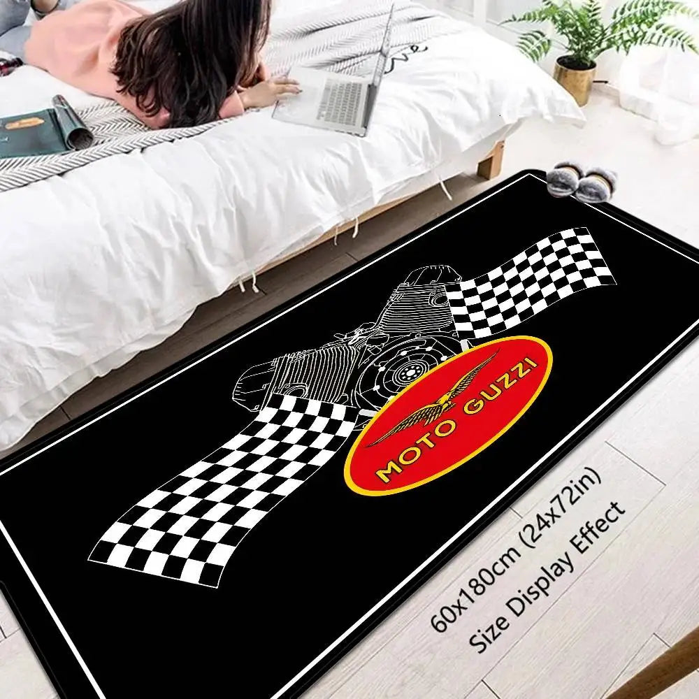 M-Moto G-Guzzi Kitchen Mat Kids Room Bedroom Decoration Balcony Anti-Slip Doormat Living Room Alfombra