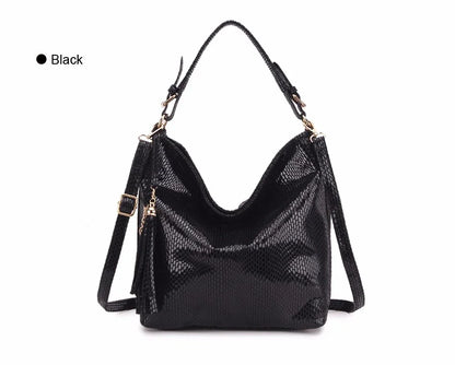 New Crossbody Bags for Women Tote Bag Hobo Messenger Bag Women's Shoulder Bag Vintage Tassel Ladies Hand Bags Leather Handbag