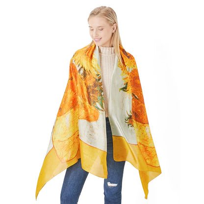 Beach Scarf Women Luxury Designer Tree Print Shawls Travel Long Foulard Female Sun Protection Wraps New YD0861