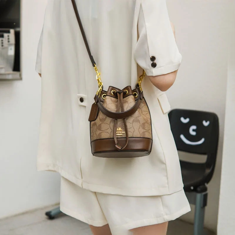 Stylish Women's Crossbody Diaper Bags Designer Leather Shoulder Handbag Elegant Tote Purse Luxury Classic Ladies Messenger Bag