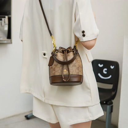 Stylish Women's Crossbody Diaper Bags Designer Leather Shoulder Handbag Elegant Tote Purse Luxury Classic Ladies Messenger Bag