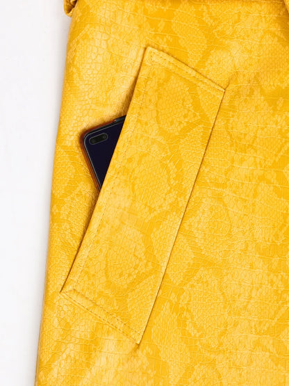 Nerazzurri Spring Autumn Long Oversized Colorful Snakeskin Print Patent Leather Trench Coat for Women Belt Runway Fashion 2022