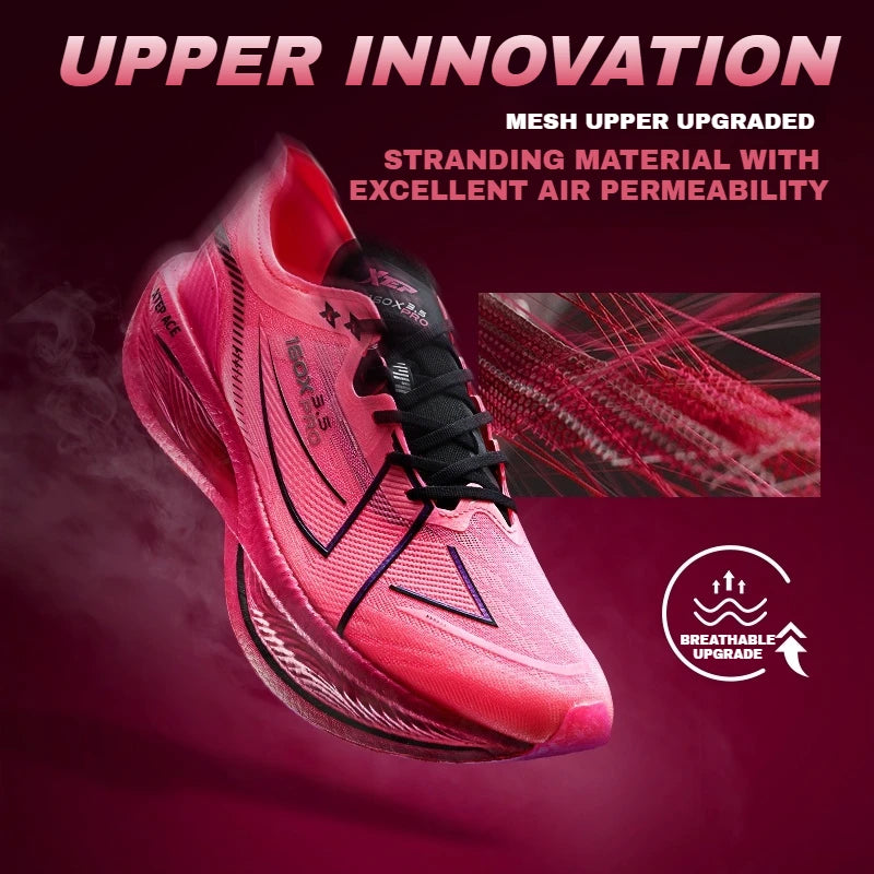 Xtep 160X 3.5 pro Running Shoes Professional Marathon PB Carbon Plate Sport Shoe Cushioning Shock Sneakers 976419110084