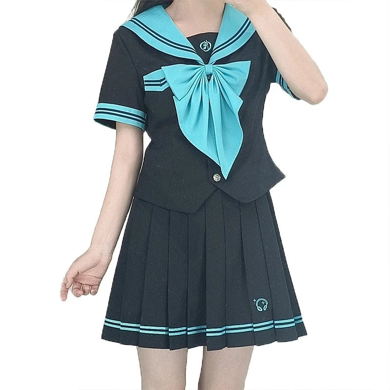 Hatsune Miku's Cute and Sweet JK Sailor Uniform Hatsune Miku Schoolgirl Uniform Set Ogura Yuzu Japanese-style School Uniform