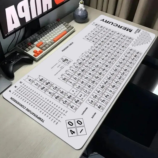 Periodic table of elements Mouse Pad Gaming Mouse Pad Desk Mat HD Gamer Large XXL Mouse Pads PC Computer Carpet Long table mat