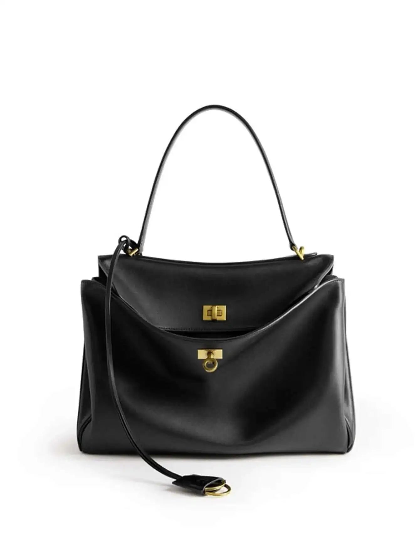 Luxury Fashion Leather Women's Tote Bag Lazy Bag Rodeo Briefcase Handbag Underarm Bags Large Capacity Crossbody Shoulder Bag