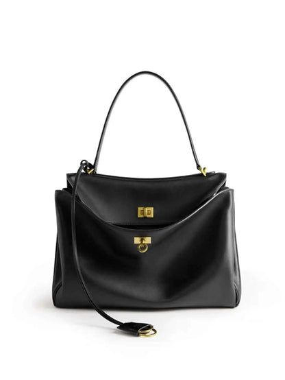 Luxury Fashion Leather Women's Tote Bag Lazy Bag Rodeo Briefcase Handbag Underarm Bags Large Capacity Crossbody Shoulder Bag