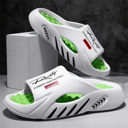 Summer Massage Slippers Men Shoes EVA Non-Slip Slides Fashion Indoor Slides Men Casual Shoes Men's Slippers Home Sandals Unisex
