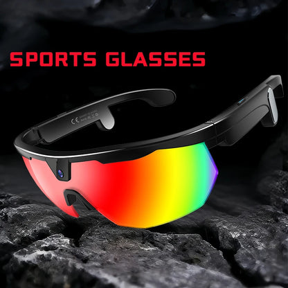 AI Smart Glasses with Camera  with built-in storage (no SD card required)deal for outdoor sports such as cycling skiing baseball
