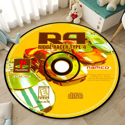 CD living room round rugs  custom rugs  play game mat carpet bedroom children's room  Racing picture and custom carpet