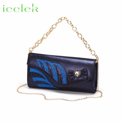 2024 New Arrival Elegant Style Fuchsia Color Low Heels Nigeria Popular Design African Ladies Shoes And Bag Set