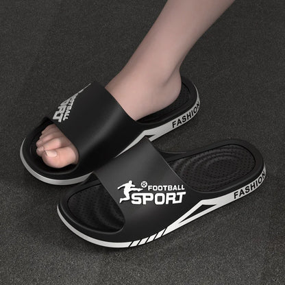 Fashion Men's Sandals Summer EVA Comfortable Anti-Slip Soft Soles House Slippers for Indoor Outdoor Wear Breathable Shower Slide