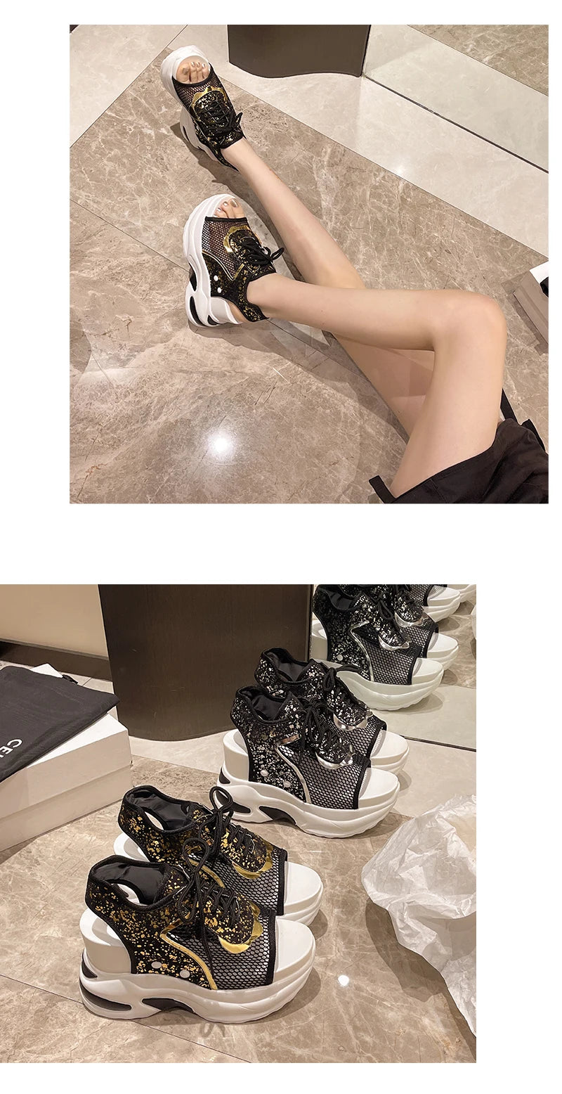 Platform Shoes Woman Sandal Roman Women Sports Sandals Fashion Sneakers Comfortable Wedge Luxury Designer Elegant Summer 2026