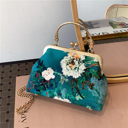Luxury High Design Women Evening Bag Brand Party Banquet Glitter Bag for Ladies Wedding Clutch Handbag Shoulder Bag Chain Bolsas