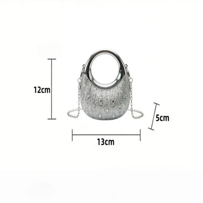 New Fashion Rhinestone Purses And Handbags Mini Golden Evening Bag Luxury Shoulder Bags Funny Party Wedding Acrylic Clutch Purse