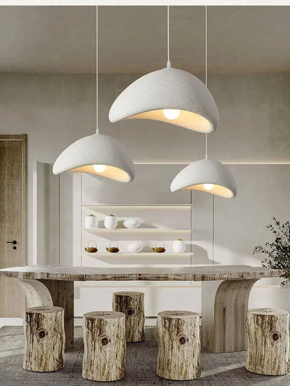 Modern LED Ceiling Chandelier Lights for Living Room Bedroom Dining Room Pendant Lights Nordic Wabi Sabi Home Decor Hanging Lamp