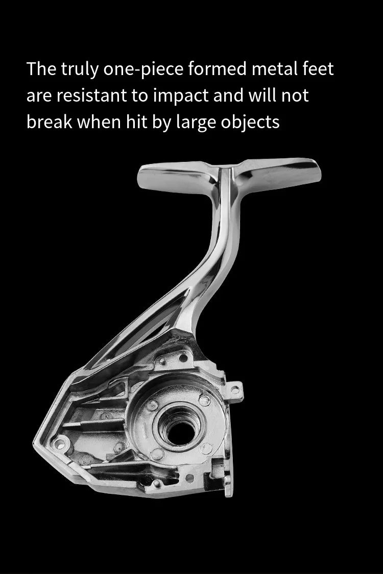 2026 New Spinning Fishing Reel All Metal 5.2:1 Speed ratio Max Drag 15KG Left/Right Interchangeable Suitable Any Body of Water