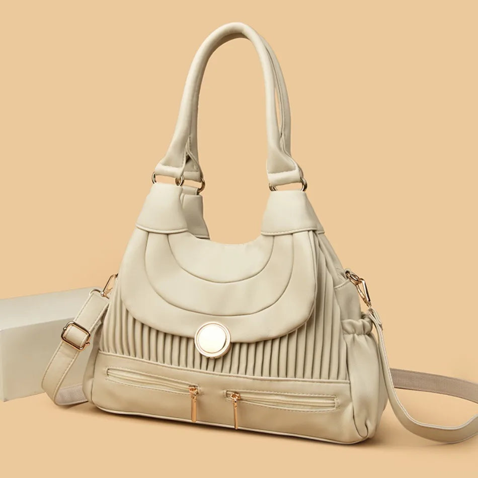 Genuine Brand Luxury Handbags for Women Designer Fashion Tote Bag High Quality Soft Pu Leather Shoulder Crossbody Hand Bags Sac