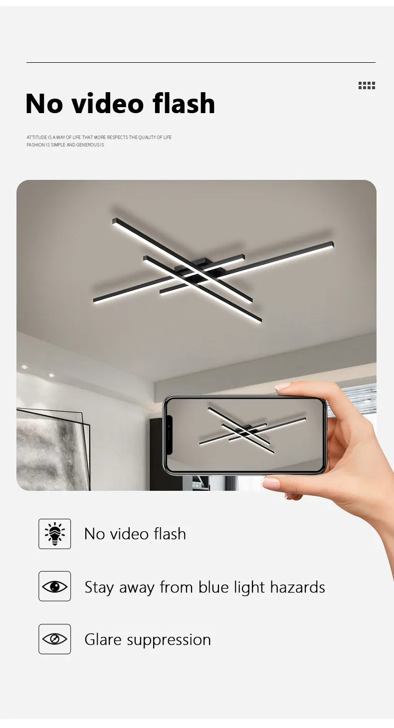 Ceiling light simple modern bedroom  atmosphere duplex villa hall Nordic lamps minimalist living room lamp room ceiling lights