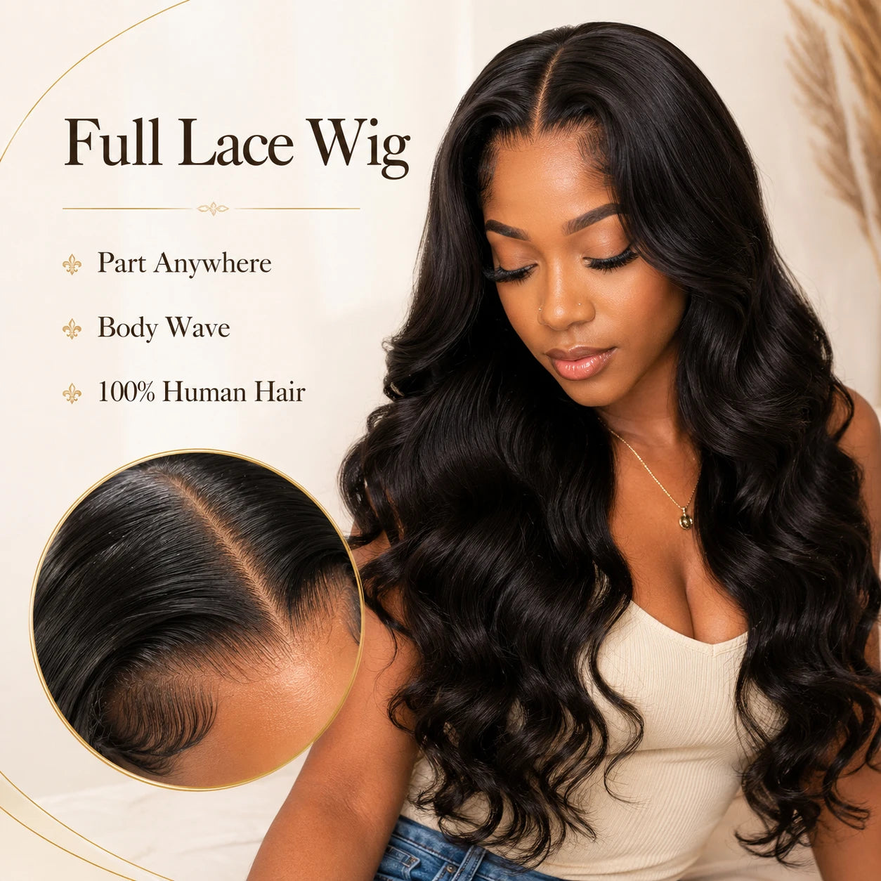 16A 100% Real Full Lace Human Hair Wigs Body Wave Brazilian Raw Virgin Hair Wavy HD Transparent Full Lace Frontal Scalp Wig