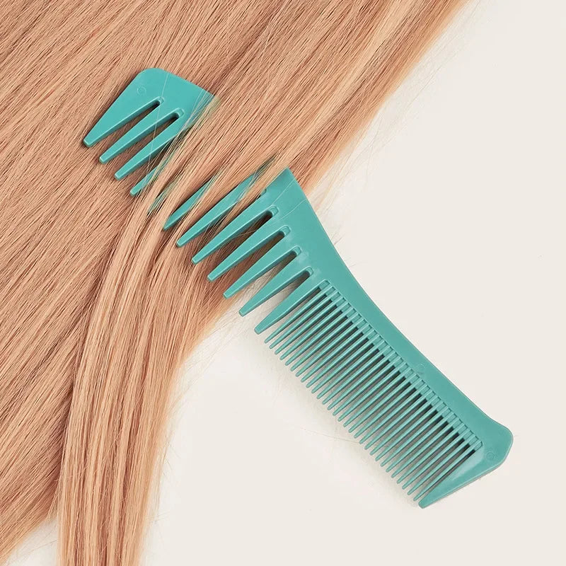 Double Head, Dense Teeth, Flat Comb, Large Teeth Comb, Hairdressing for Oil Head, Large Back