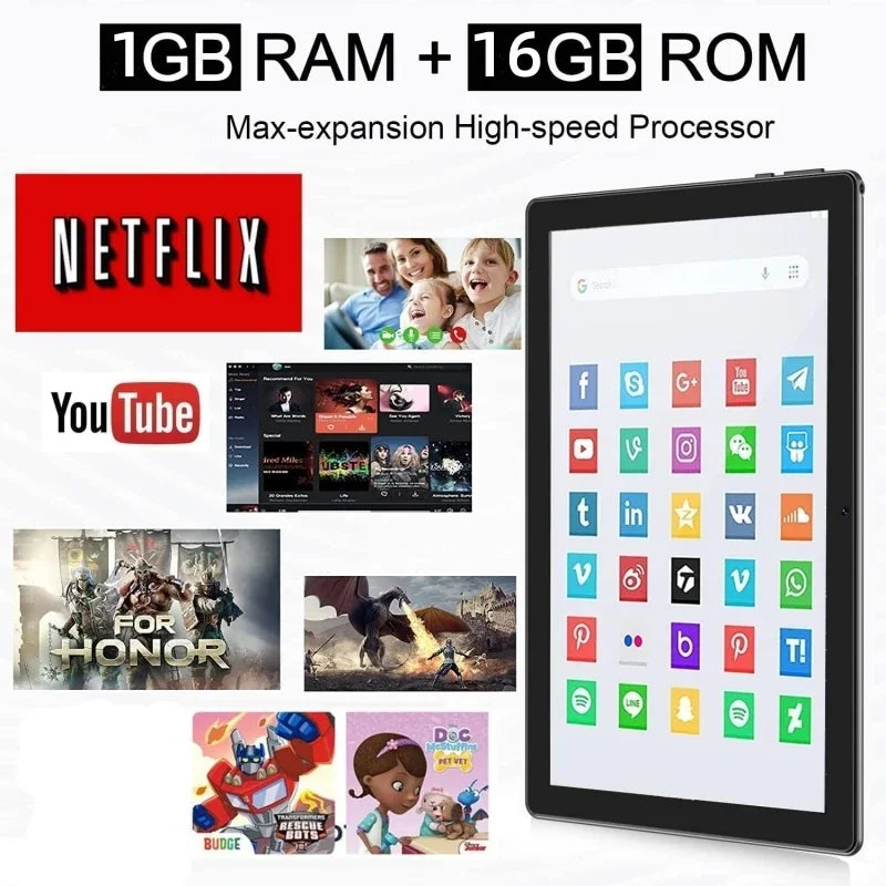 7 INCH Android 6.0 Tablet PC 1GB RAM 16GB ROM RCT6973 Sofiaboard RK30sdk Quad-Core 1024 X 600 Pixels WIFI Dual Camera